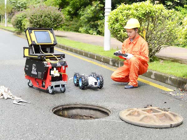 钟山管道机器人检测